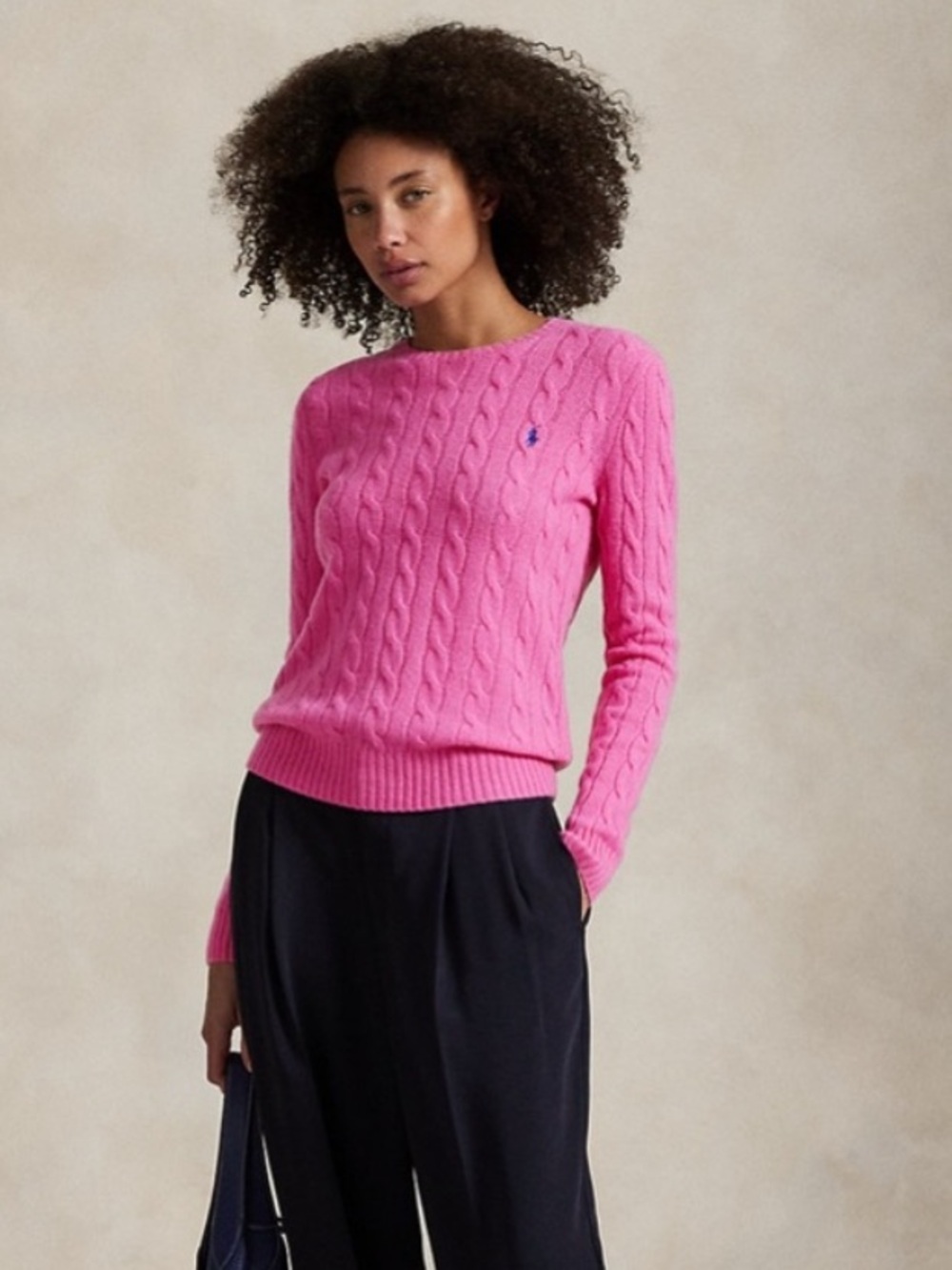 Ralph Lauren Polo Cableknit Crewneck Sweater